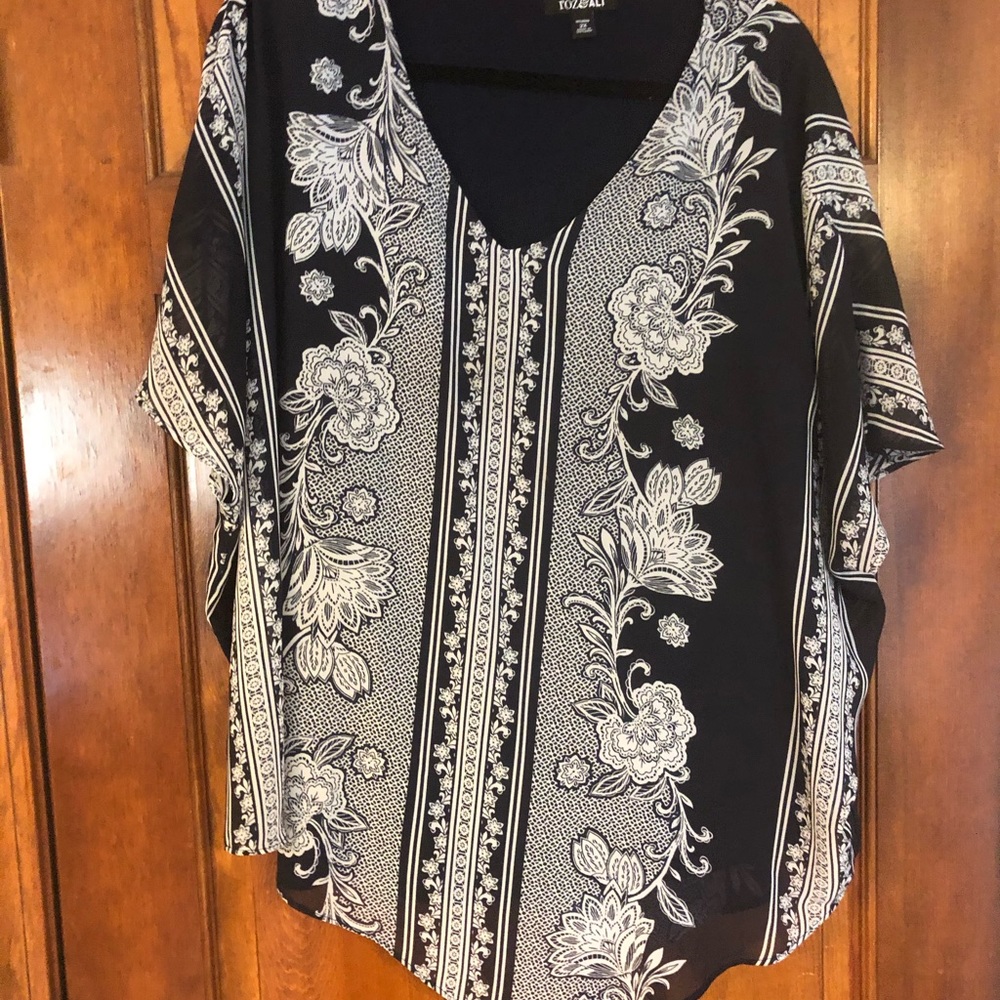 Beautiful flowing blouse.